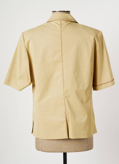 Veste casual beige JEAN DELFIN pour femme