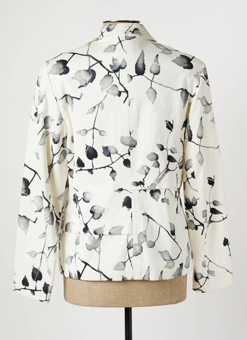 Veste casual blanc CLAUDE BAUER pour femme