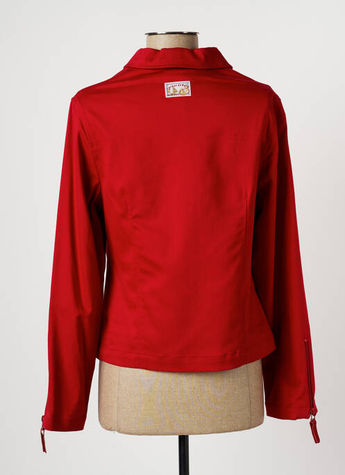 Veste casual rouge CARNET DE BORD pour femme