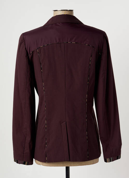 Veste casual violet CLAUDE BAUER pour femme