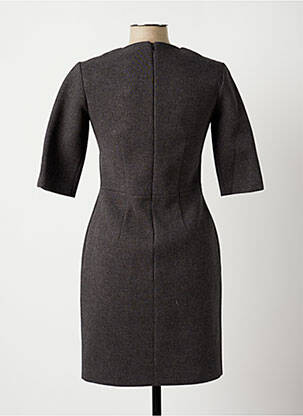 Robe mi-longue manches 3/4 manches 3/4 gris ANTONELLI FIRENZE femme