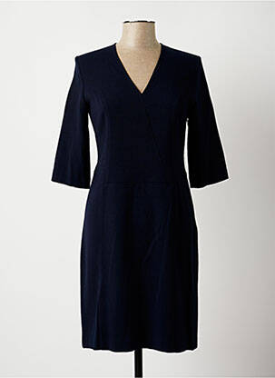 Robe mi-longue manches 3/4 manches 3/4 bleu ROSSO 35 femme