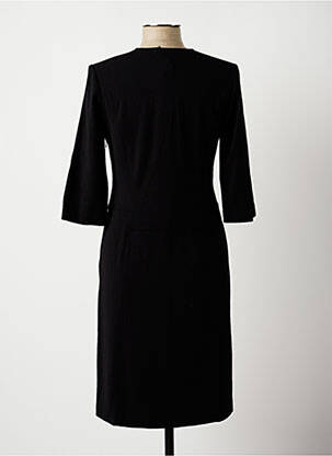 Robe mi-longue manches 3/4 manches 3/4 noir ROSSO 35 femme