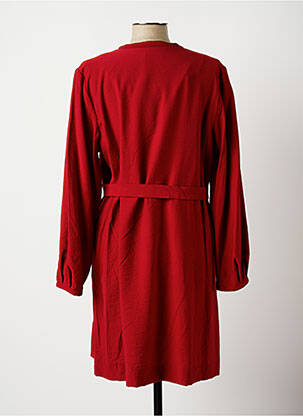 Robe mi-longue manches longues manches longues rouge COP COPINE femme