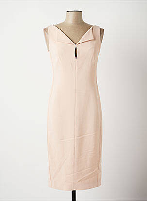 Robe mi-longue sans manche sans manche rose ANTONELLI FIRENZE femme
