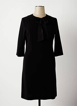 Robe mi-longue manches 3/4 manches 3/4 noir ROSSO 35 femme