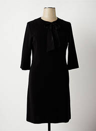 Robe mi-longue manches 3/4 manches 3/4 noir ROSSO 35 femme