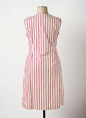 Robe mi-longue sans manche sans manche rose ROSSO 35 femme