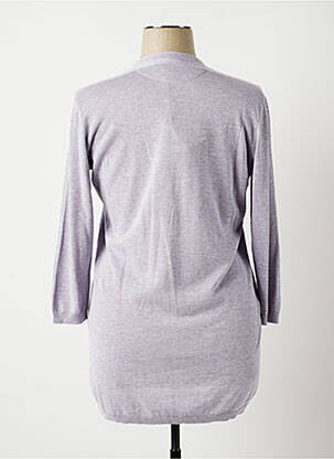 Gilet manches longues manches 3/4 violet FABIANA FILIPPI femme