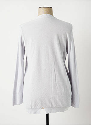 Gilet manches longues stretch bleu FABIANA FILIPPI femme