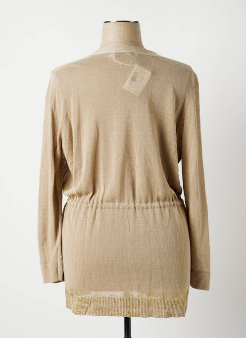 Gilet manches longues marron FABIANA FILIPPI pour femme