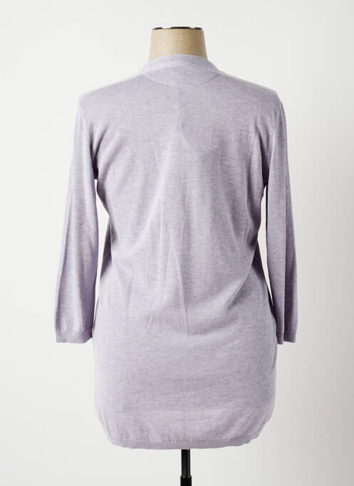 Gilet manches longues violet FABIANA FILIPPI pour femme