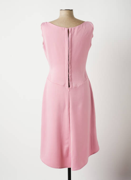 Robe mi-longue rose EMELIE COSTA pour femme