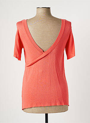 Top stretch manches courtes rose COP COPINE femme
