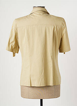 Chemisier manches courtes manches courtes beige JEAN DELFIN femme