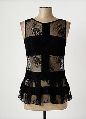 Top sans manche sans manche noir CHRISTIES femme