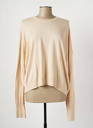 Pull stretch manches longues beige #127344 femme