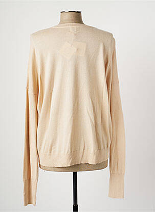 Pull stretch manches longues beige #127344 femme