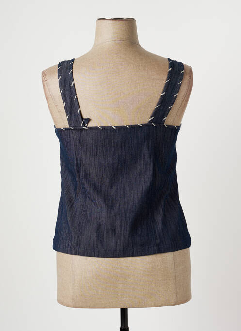 Top bleu CLAUDE BAUER pour femme