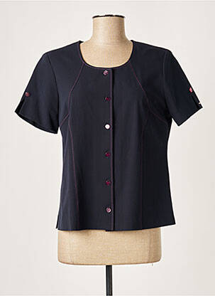 Top manches courtes manches courtes bleu JEAN DELFIN femme