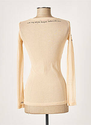 Top stretch manches longues beige HELENA SOREL femme
