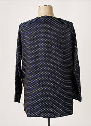 Top imprimé fantaisie manches longues bleu ALBERTO BIANI femme