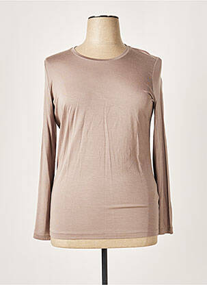 T-shirt manches longues manches longues gris FABIANA FILIPPI femme