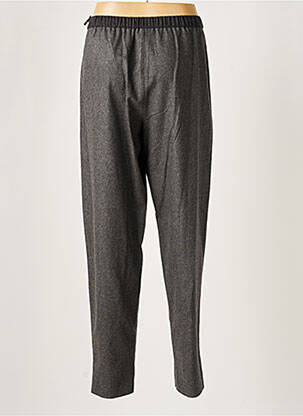 Pantalon droit stretch taille haute gris EMPORIO ARMANI femme