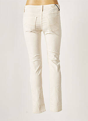 Pantalon slim stretch taille normale beige JACOB COHEN femme
