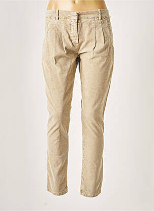 Pantalon chino taille normale taille normale beige QCQC femme