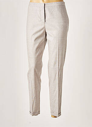 Pantalon chino taille normale taille normale gris FABIANA FILIPPI femme