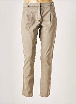 Pantalon chino taille normale taille normale gris QCQC femme