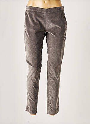 Pantalon slim stretch taille normale gris FABIANA FILIPPI femme