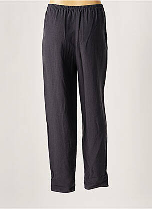 Pantalon droit taille haute taille haute gris EMPORIO ARMANI femme