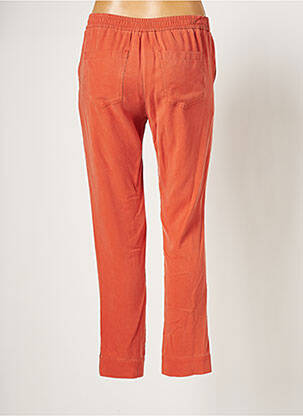 Pantacourt taille élastique taille normale orange COP COPINE femme