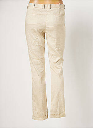 Pantalon chino taille normale taille normale beige MDP femme