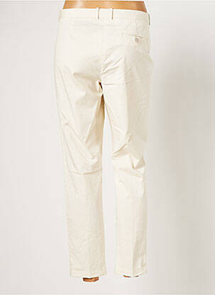 Pantalon slim tissage popeline taille normale beige FABIANA FILIPPI femme