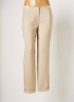 Pantalon droit beige FABIANA FILIPPI pour femme