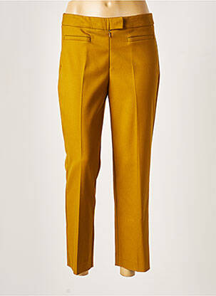 Pantalon droit jaune COP COPINE pour femme