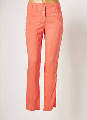 Pantalon droit orange COP COPINE pour femme seconde vue