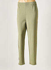 Pantalon droit vert BRIGITTE SAGET pour femme seconde vue