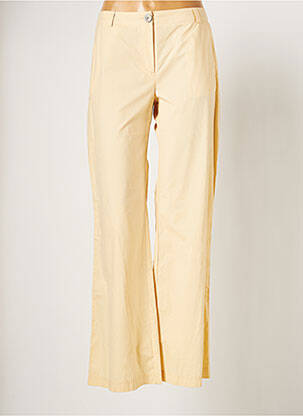 Pantalon large jaune BATISTE pour femme