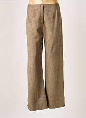 Pantalon large marron BRIGITTE SAGET pour femme seconde vue
