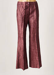 Pantalon large rouge CLAUDE BAUER pour femme seconde vue