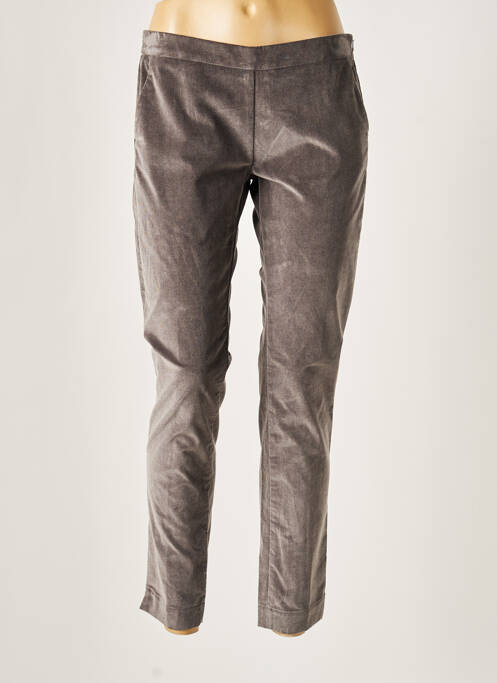 Pantalon slim stretch taille normale gris FABIANA FILIPPI femme