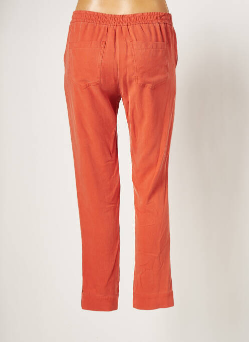 Pantacourt taille élastique taille normale orange COP COPINE femme