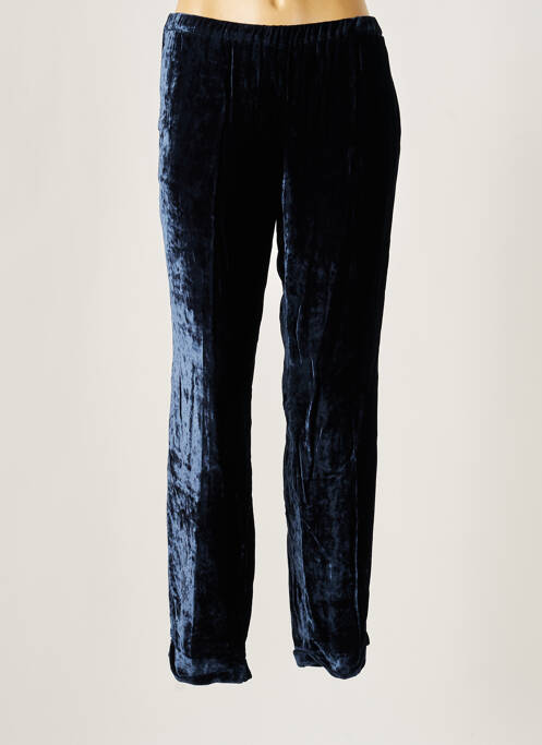 Pantalon droit bleu ALBERTO BIANI pour femme
