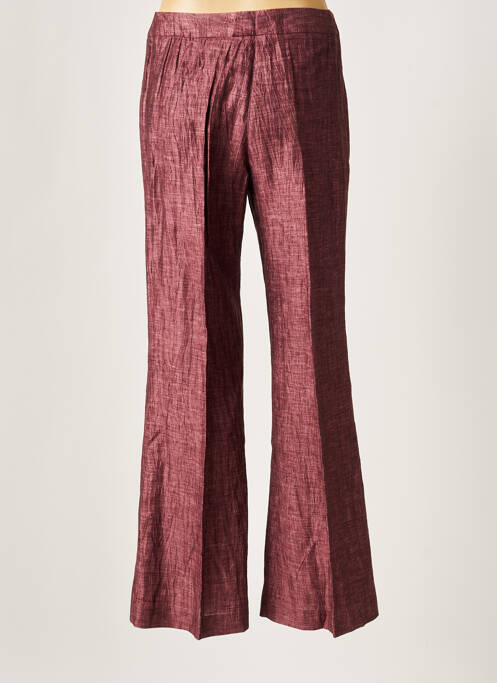 Pantalon large rouge CLAUDE BAUER pour femme