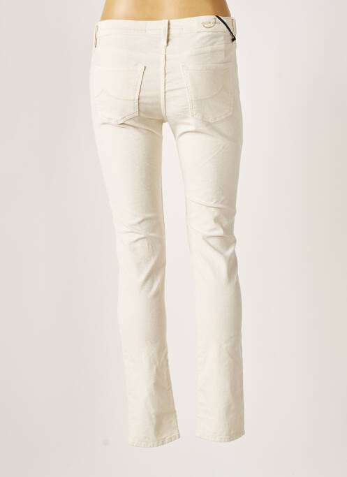 Pantalon slim beige JACOB COHEN pour femme
