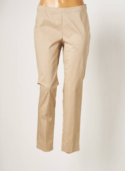 Pantalon slim beige ROSSO 35 pour femme